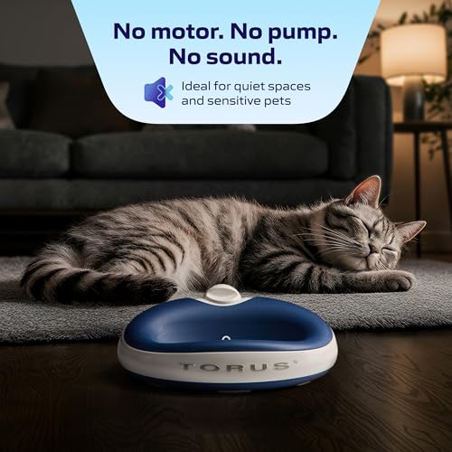 Mini Portable Filtered Water Bowl for Cats & Small Dogs