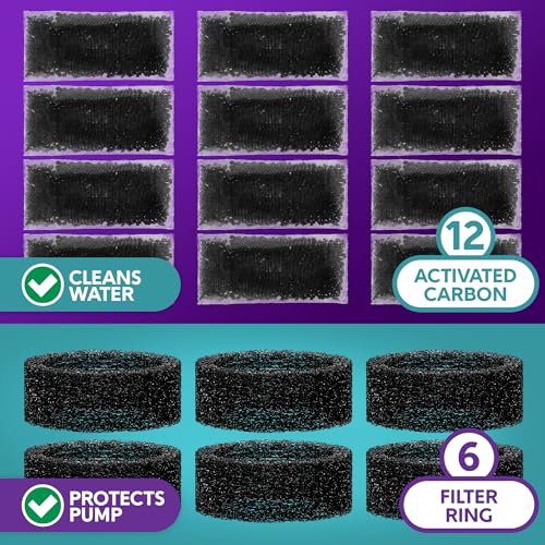 Glass Pet Fountain Filter Replacement Set