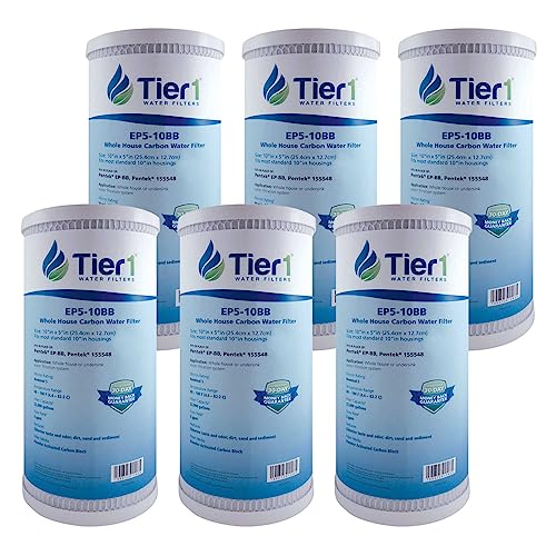 5 Micron 4.5" × 10" Carbon Block Water Filter (6 Count)