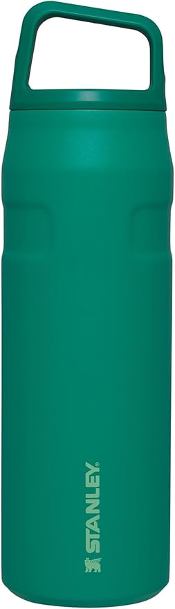 Stanley IceFlow Cap and Carry Water Bottle | Wide Mouth Twist Lid | Lightweight & Leakproof for Travel & Sports | Insulated Stainless Steel | BPA-Free