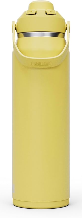 CamelBak Thrive Chug Insulated Stainless Steel Water Bottle Yellow Bloom, 32oz