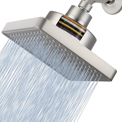 High Pressure Rain Shower Head with Filtered