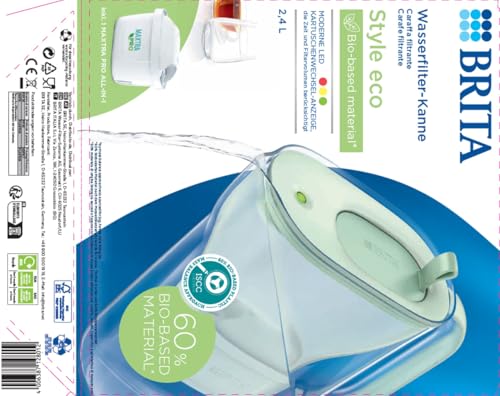 Style Eco Green Water Filter Jug
