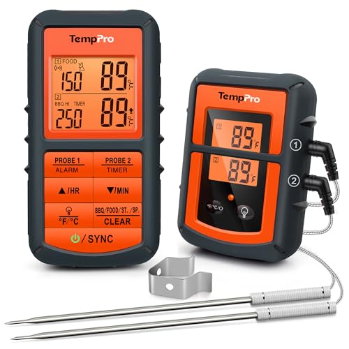 TempSync 500FT Wireless Meat Thermometer for Grilling and Smoking