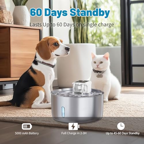 Wireless Dog Water Fountain (230 Ounce)