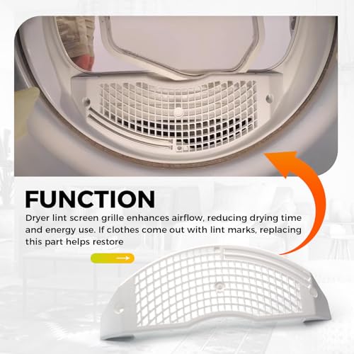 W11086603 Dryer Lint Screen Grille Replacement Compatible with Whirlpool