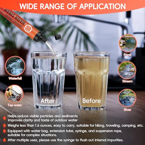 Emergency Water Filter Straw
