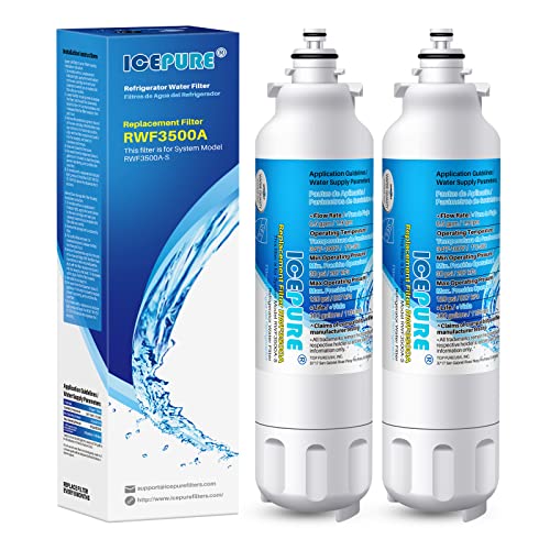 LT800P Refrigerator Water Filter Replacement for LG LT800P (2 Count)
