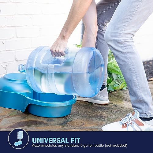 Big Blue Outdoor Pet Water Bowl