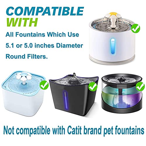 Cat Water Fountain Filters 16 Pack (16 Count)