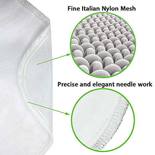 Nut Milk Bag Pro Quality Multiple Usage Reusable Food Strainer (2 Count)