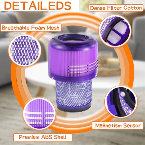 2 Pack V11 Vacuum Filters Replacement for Dy son V11 Animal