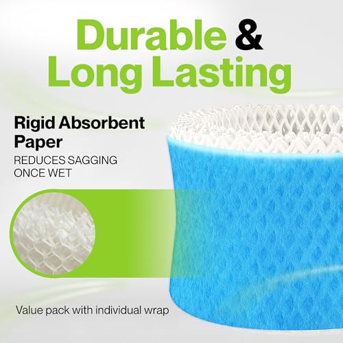 6 Pack of Premium Humidifier Filters Compatible with Honeywell Humidifier Filters HAC (4 Count)
