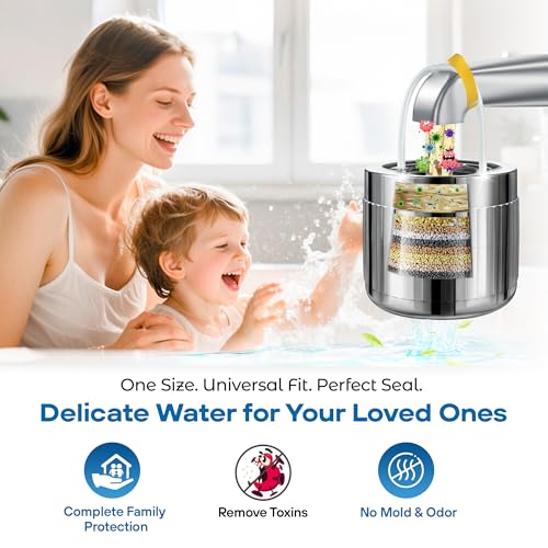 17 STAGE Bath Filter for Tub with Premium Design & Leak