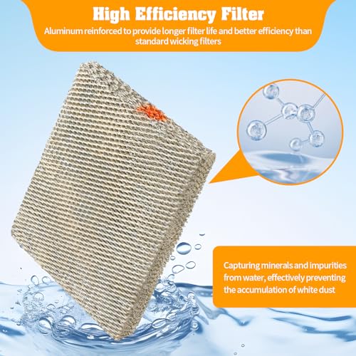 4Pack 35 Water Panel Humidifier Replacement Filter Made of Aluminum Mesh Compatible with AprilAire Whole (4 Count)