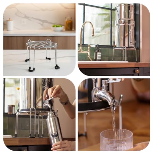 3.25G Water Filter System with Steel Stand & Carbon Filters