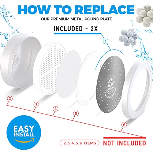 Shower Head Spray Plates (2 Count)