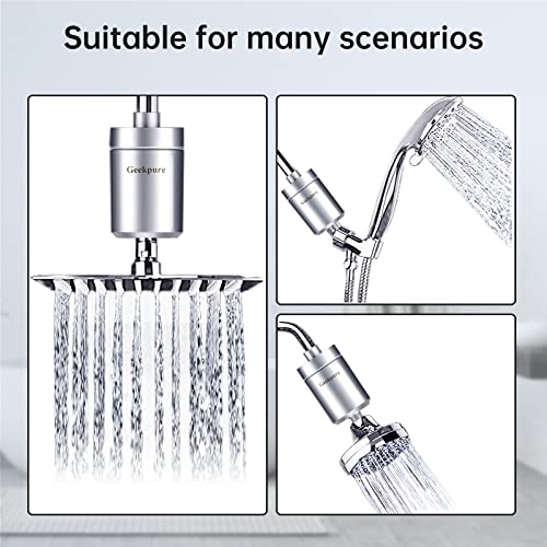 5 stage Shower Filter Reduces Chlorine Odor Rust