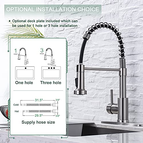Pull Down Kitchen Faucet