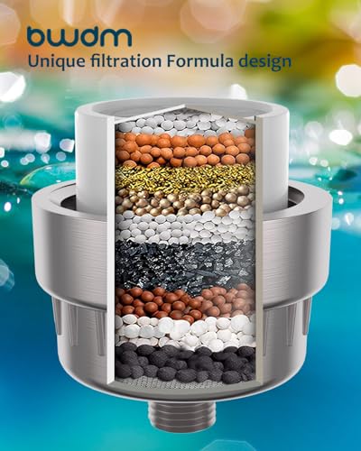Shower Filter Brushed Nickel Remove Chlorine softer hair and skin