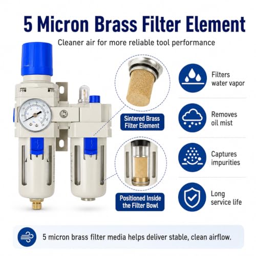 3 8" NPT Air Compressor Water Separator