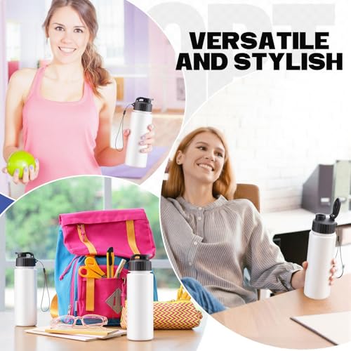 20 Pcs 17 Oz Plastic Water Bottles Bulk Sports (20 Count)