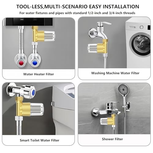 XZ03 Reusable Brass Sediment Filter