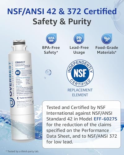 OB6027 Refrigerator Water Filter (2 Count)