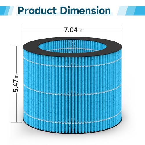 2 Pack MistAire Eva Replacement Filter Compatible with Pure Enrichment MistAire Eva