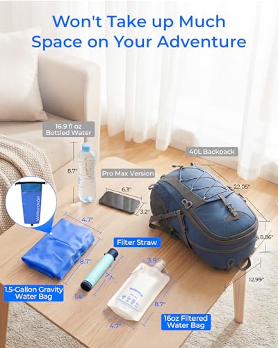 Gravity Water Filter Straw
