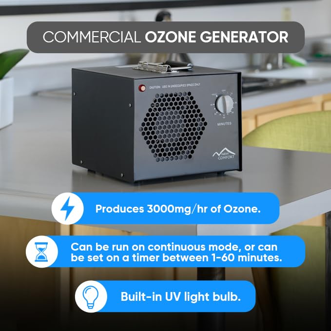 Ozone Air Purifier Cleaner for Commercial use or Home