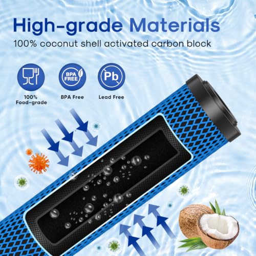 1 Micron 20" x 2.5" Whole House PFOA (2 Count)