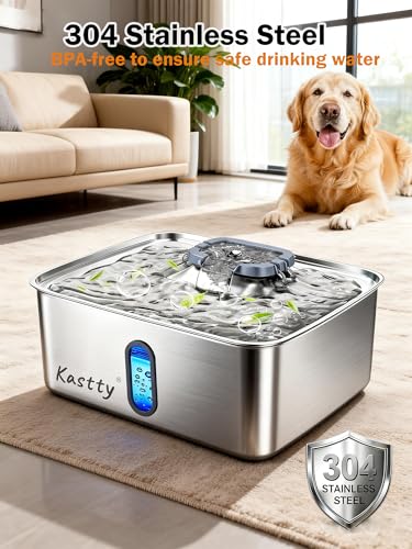 3.96 Gal Dog Water Fountain for Large Dogs
