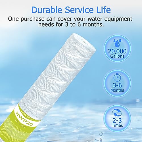 5 Micron Whole House Water Filter Cartridge (6 Count)
