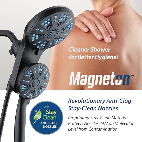 Magneton 48 Mode High Pressure Rain & Handheld Shower Head Combo