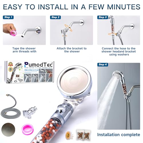Filtered Shower Head with Handheld