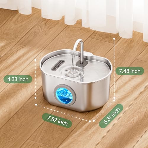 Cat Water Fountain Stainless Steel