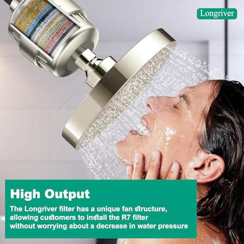 R7 Shower Filter High Put Shower Water Filter for Hard Water