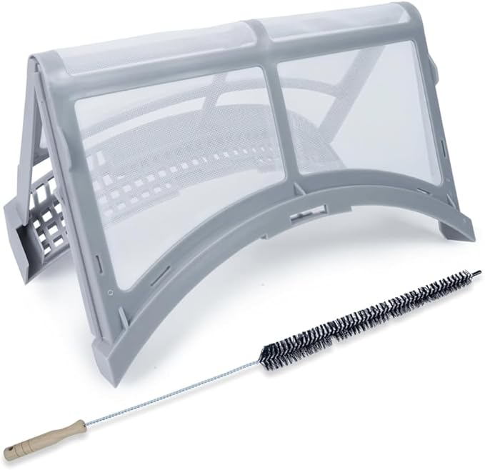 DVE55M9600V/A3, DV42H5200EP/A3, DV511AGW/XAA Dryer Lint Trap Filter Screen for Samsung DV511AER/XAA, DVG55M9600W/A3, DV511AEW/XAA DV45H6300EW/A3, DV457GVGSWR/AA, DV42H5400GW/A3 with Brush
