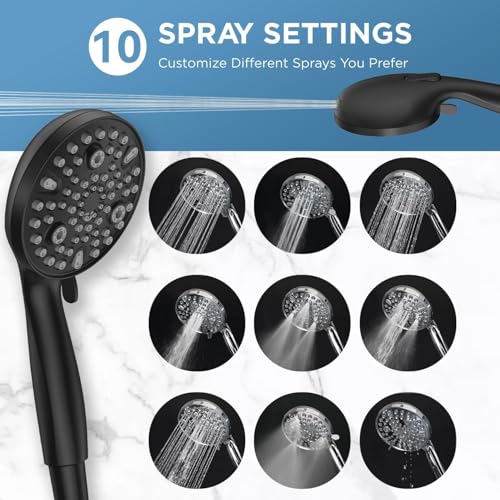 Dual Handheld Shower Head Combo