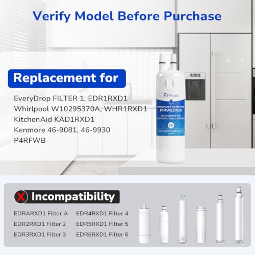 EDR1RXD1 Refrigerator Water Filter Replacement for EveryDrop® (3 Count)