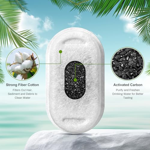 12 Pack Cat Water Fountain Filters