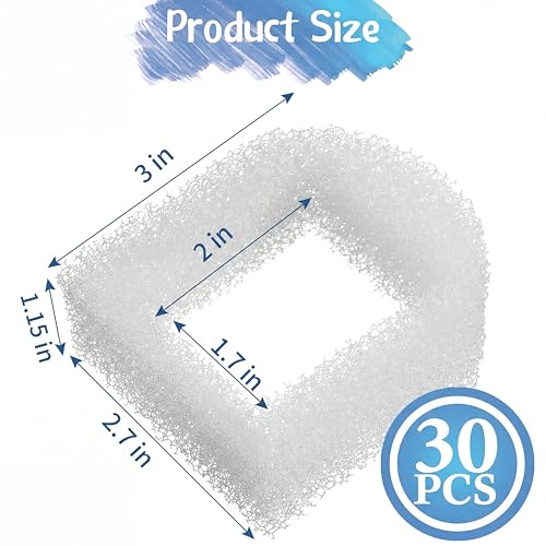 15 Pcs Foam Filters Compatible with Drinkwell Pet Fountain Filters (15 Count)
