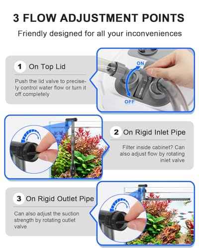 Self Priming Quiet Canister Filters for Aquarium