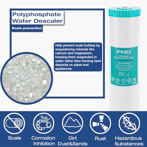 Whole House Water Filter Cartridge 4.5 x 20 KDF Water Filter