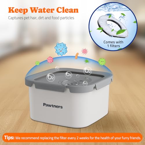 Stainless Steel Dog Water Bowl No Spill