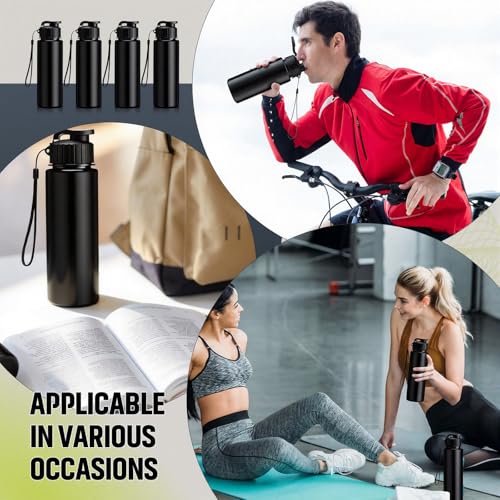50 Pieces Reusable Plastic Water Bottles Bulk (50 Count)