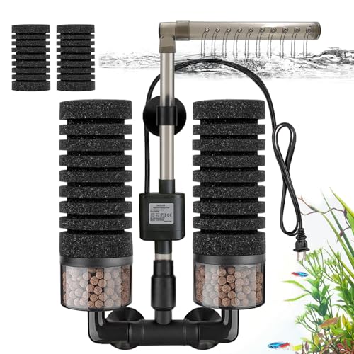 Upgrade Aquarium Electric Power Sponge Filter with Submersible Pump