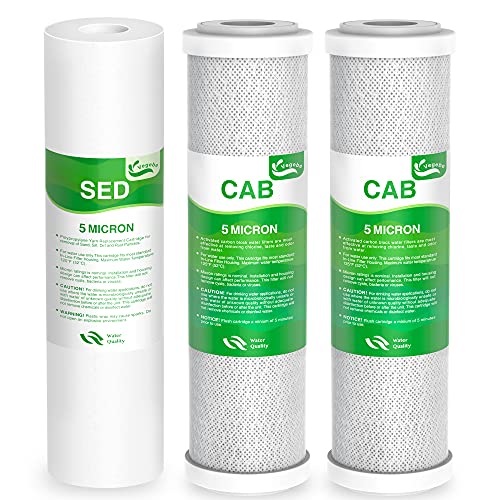 3-Stage Pre-Filter Fit for APEC RO System, Water Filter Replacement Set (3 Count)