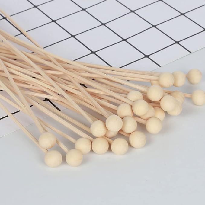 DECHOUS 30pcs Aroma Diffuse Sticks Essential Oil Sticks for Humidifier Car Diffuser Replacement - AquaVibe